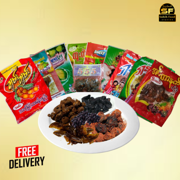 ১০টি ভিন্ন স্বাদের বার্মিজ আচার কম্বো | 10 Flavours Burmese Achar Combo – 115 pcs